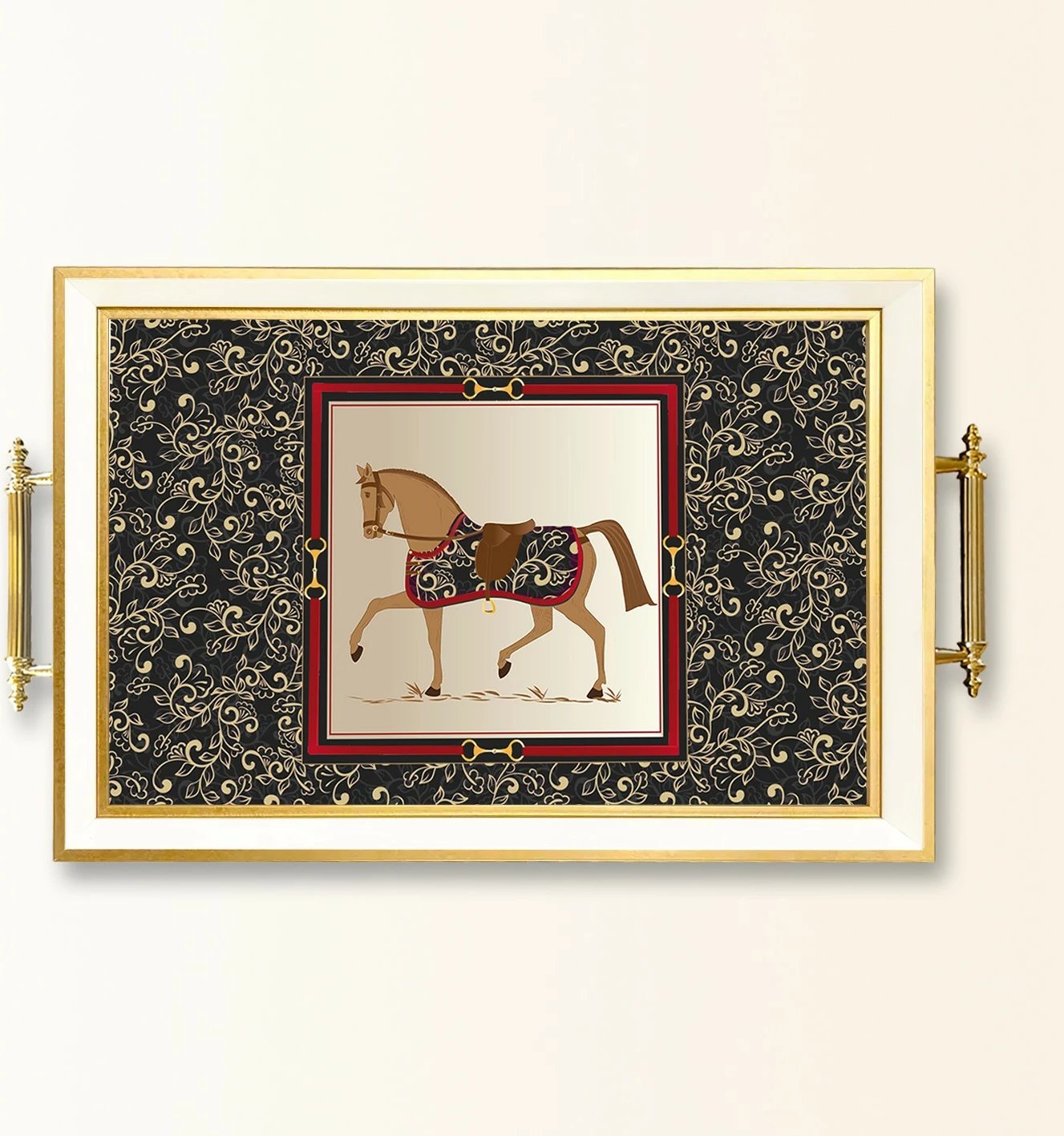 Tabaka qelqi Aberto Design, shumëngjyrëshe, TPB9897, 50x29x3.5cm Tabaka qelqi Aberto Design, shumëngjyrëshe, TPB9897, 50x29x3.5cm