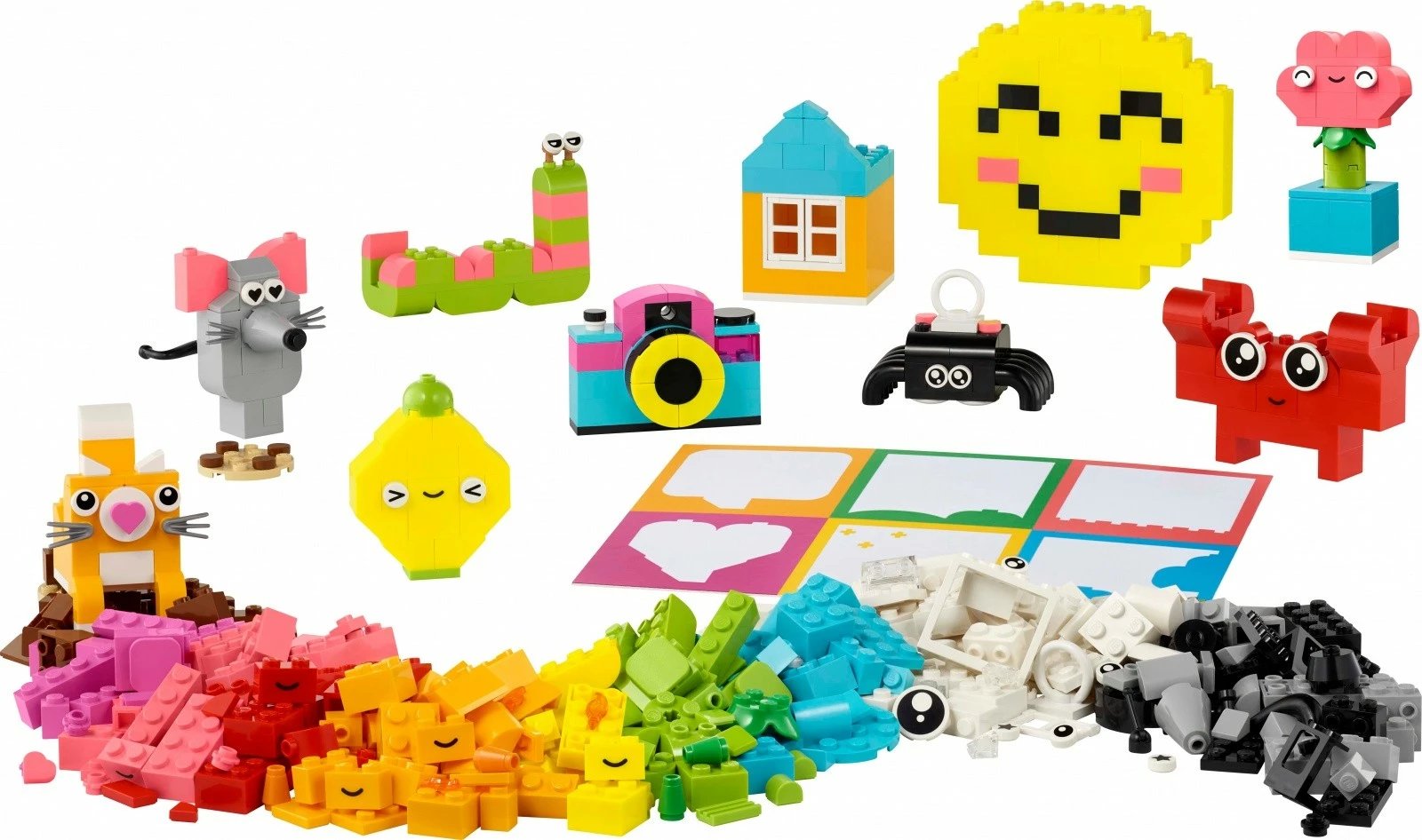 Set ndërtimi LEGO Classic 11042 Creative Happiness Box, 680 copa, shumëngjyrëshe