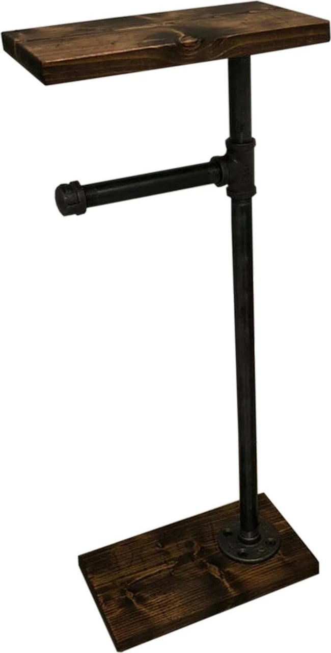 Varëse industriale Pipe Hook, ngjyrë arre dhe e zezë, Boruraf178