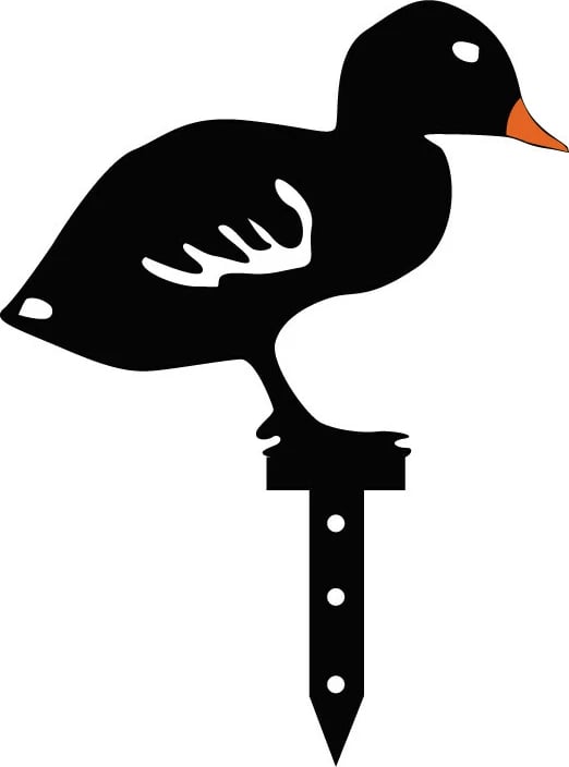 Set dekorativ për kopsht, aksesorë metalik, rosa, Aberto Design