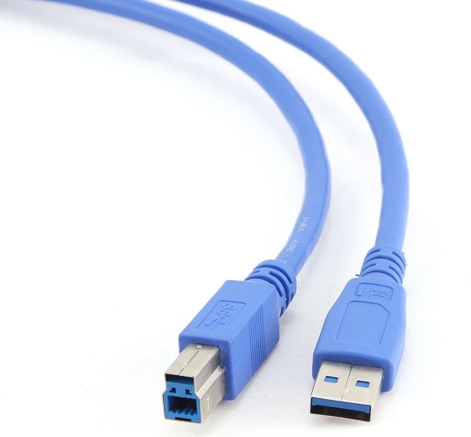 Kabllo USB Gembird CCP-USB3-AMBM-6, 1.83 m, USB A në USB B, Blu