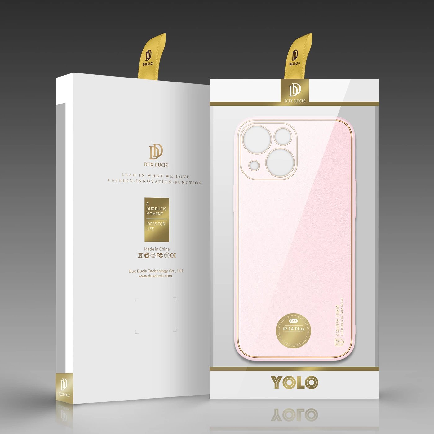 Mbështjellës Dux Ducis Yolo për iPhone 14 Plus, Rozë