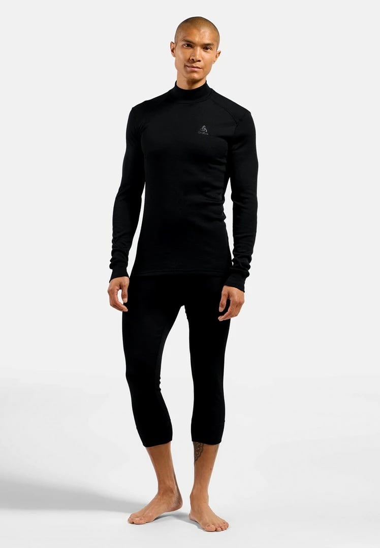 Bluzë termoaktive Odlo BL TOP turtle neck l/s ACTIVE WARM ECO për meshkuj, M, e zezë