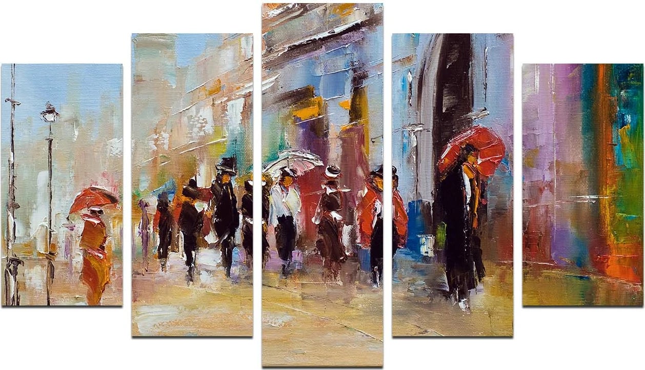 Pikturë dekorative MDF, 5 pjesë, Wallity, 5M-7