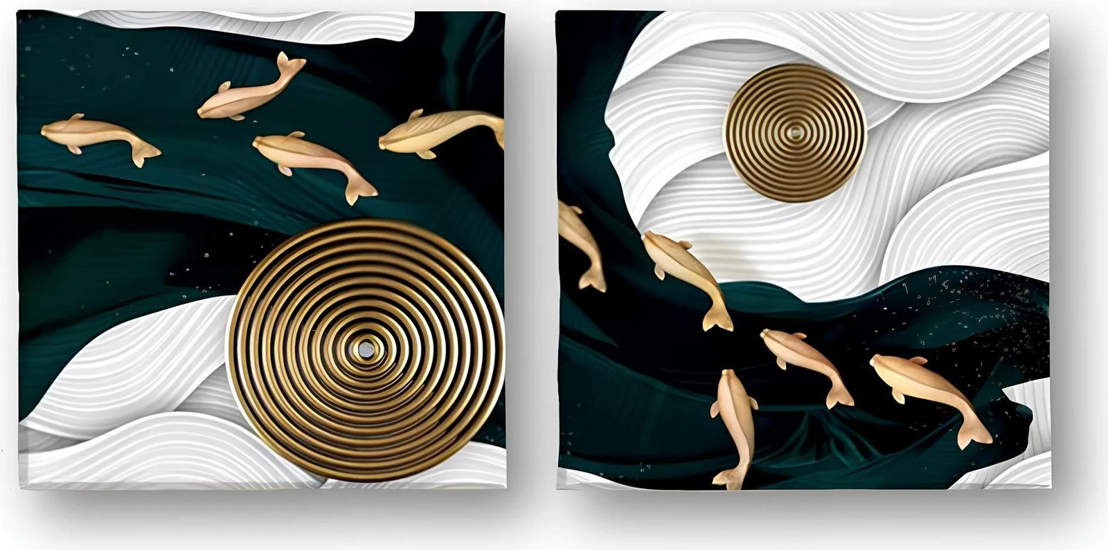 Pikturë dekorative në kanavacë (2 copë), Wallity, ASR_CNV2-20, 30x30