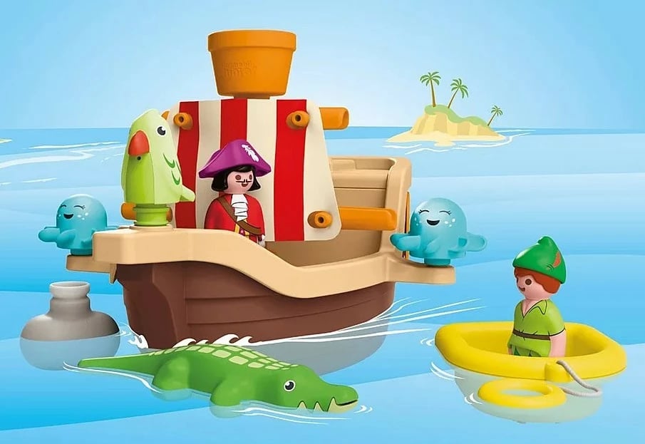 Set lodrash uji Playmobil Junior Aqua, Disney Peter Pan, 12 pjesë