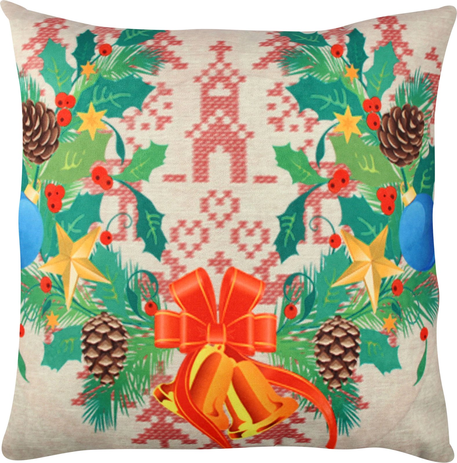 Jastëk dekorativ multingjyrësh Evila Originals, A11925, 43x43cm