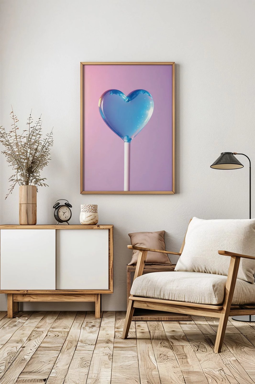 Pikturë dekorative me kornizë, Wallity, Artsrmdl5, shumëngjyrëshe, 33x48cm