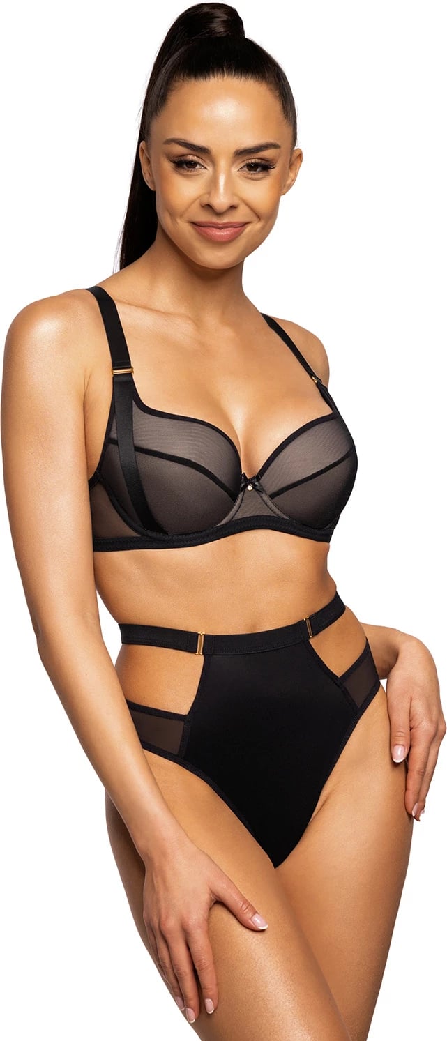 Sutjenë push-up Mat 190249, e zezë