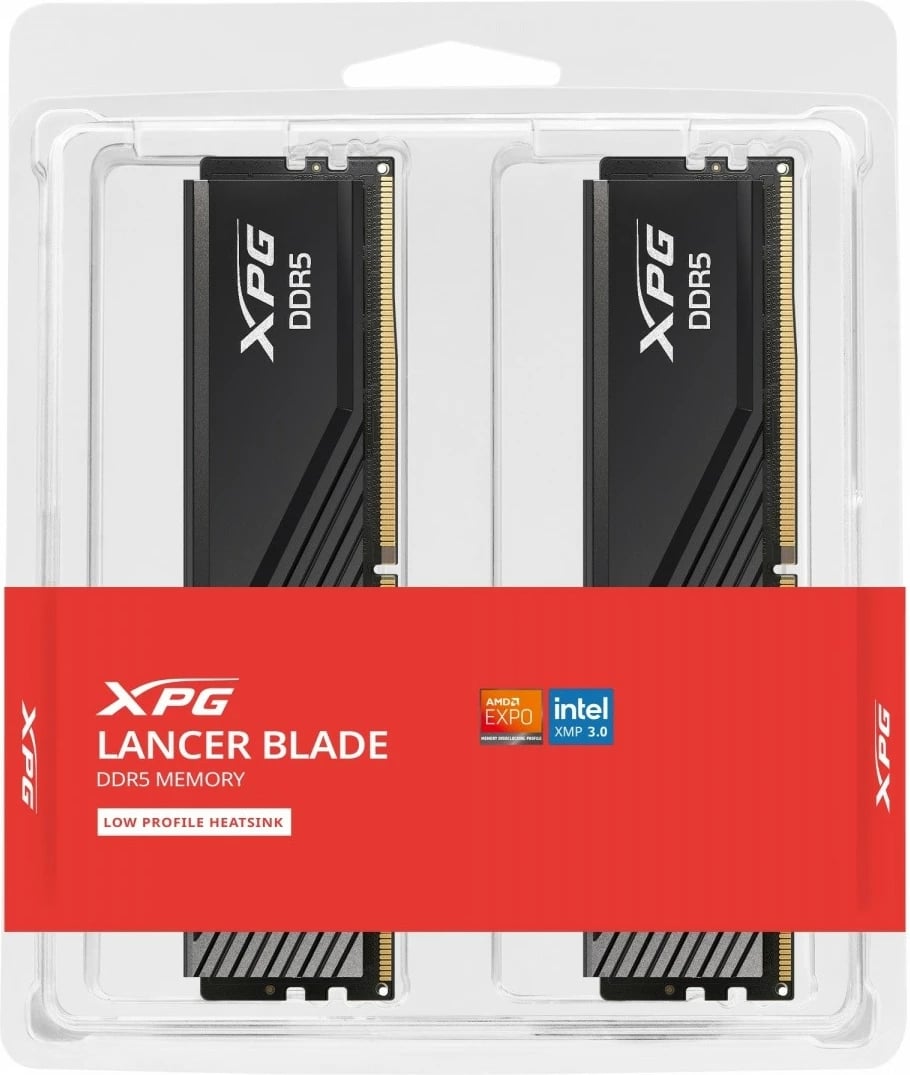 RAM Memorje Adata XPG Lancer Blade DDR5 32GB (2x16GB) 6000MHz CL48 DIMM, e zezë