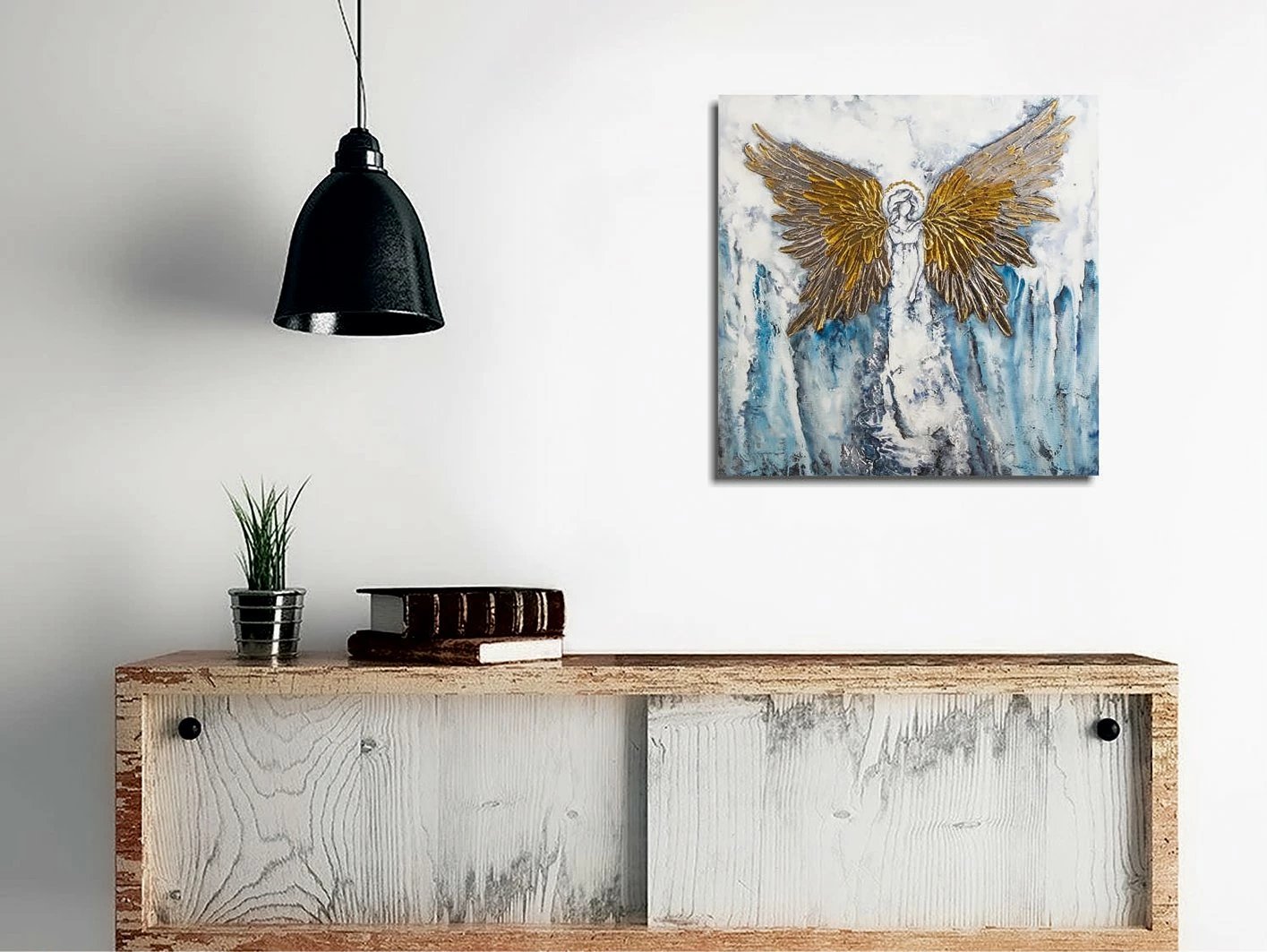 Pikturë dekorative në kanavacë, Wallity, KC446, shumëngjyrëshe, 45x45cm