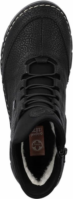 Çizme të izoluara për femra Rieker 55069-00, të zeza