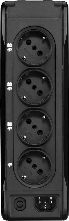 UPS Eaton 3P Ellipse 3P700D 700 VA 420 W, 4x Schuko, Tower, e zezë