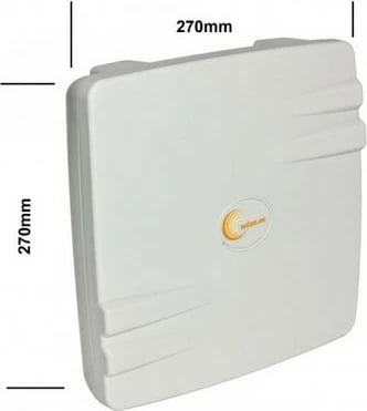 Antene ALLNET ANT-24-1T1R-PATCH-270, 12 dBi, 2.4 - 2.5 GHz, e bardhë