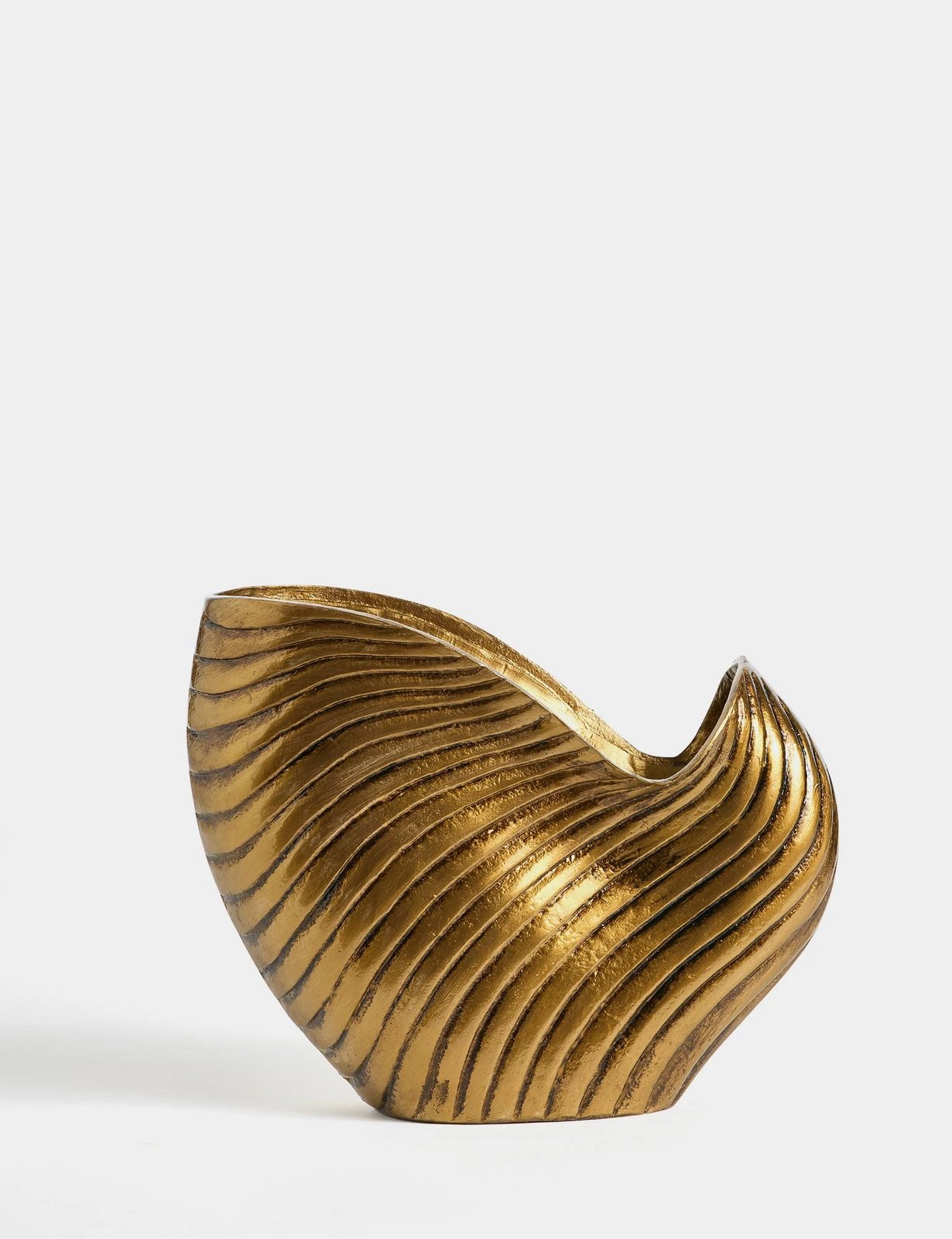 Objekt dekorativ Evila Originals, ngjyrë ari antik, oyster