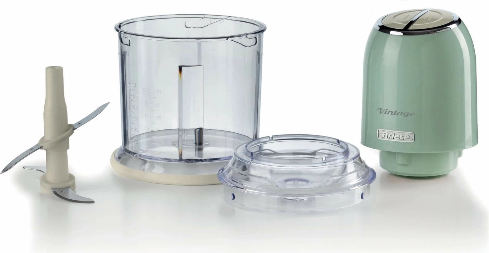 Tritatore Ariete Vintage 0438, 600ml, 400W, e gjelbër