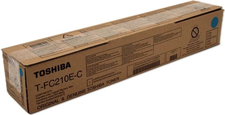 Toner Toshiba T-FC210EC (6AJ00000159/6AJ00000268) rendiment deri 24,000 faqe origjinal Cyan