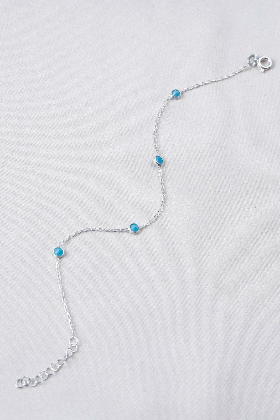 Byzylyk argjendi Jumeon, ngjyrë e kaltër, TFNY65229