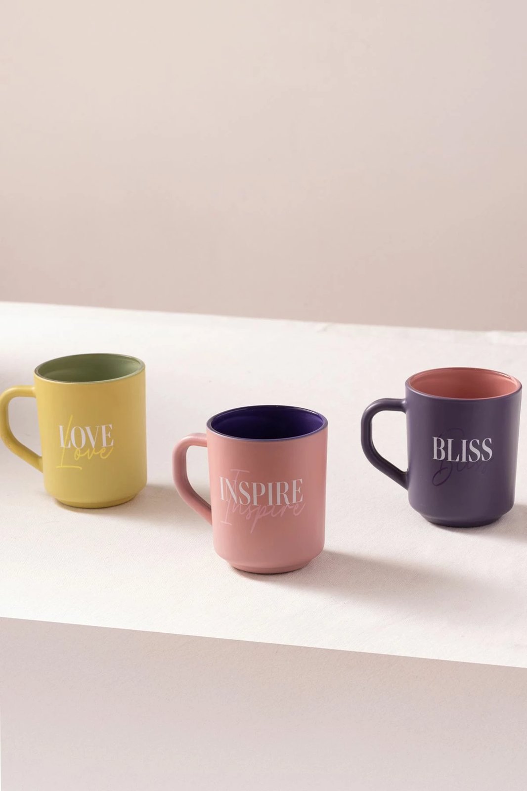 Set gotash xhami (3 copë), Hermia Concept, rozë, verdhë, vjollcë, Mottolu