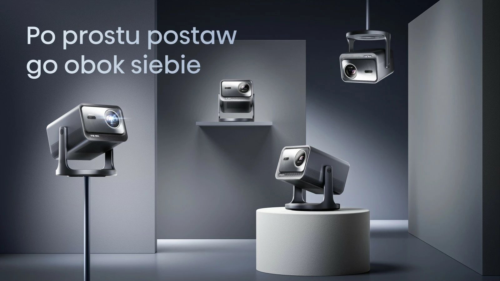 Projektor laser Hisense C2, 4K, 300", JBL Sound, WiFi, Bluetooth, Gri Projektor laser Hisense C2, 4K, 300", JBL Sound, WiFi, Bluetooth, Gri