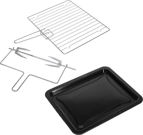 Furrë elektrike, Adler AD 6025, 35L, konvekcion + rrotisserie, 1500W, e zezë