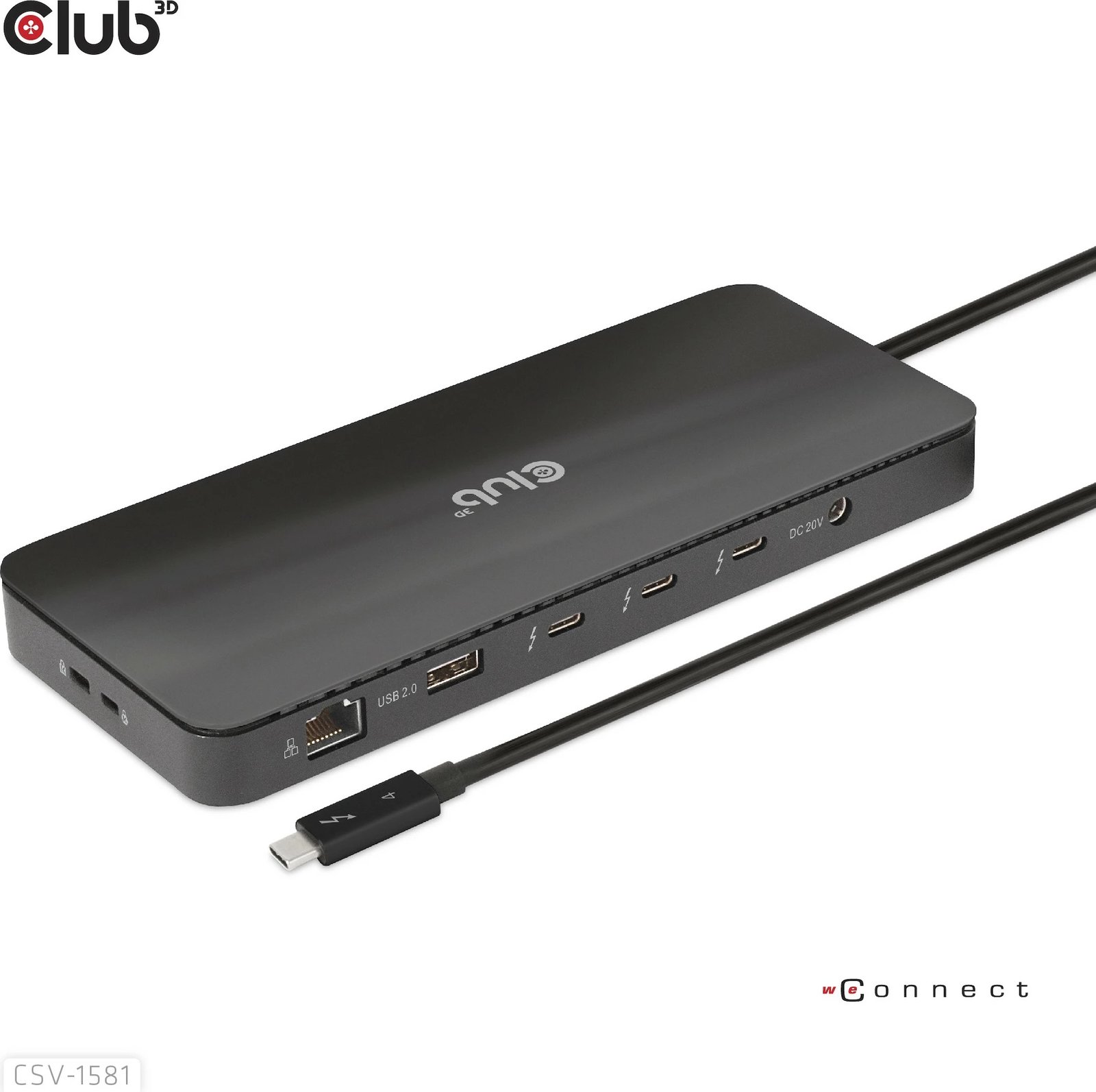 Docking station Club3D Thunderbolt4 11-in-1, 140W, i zi