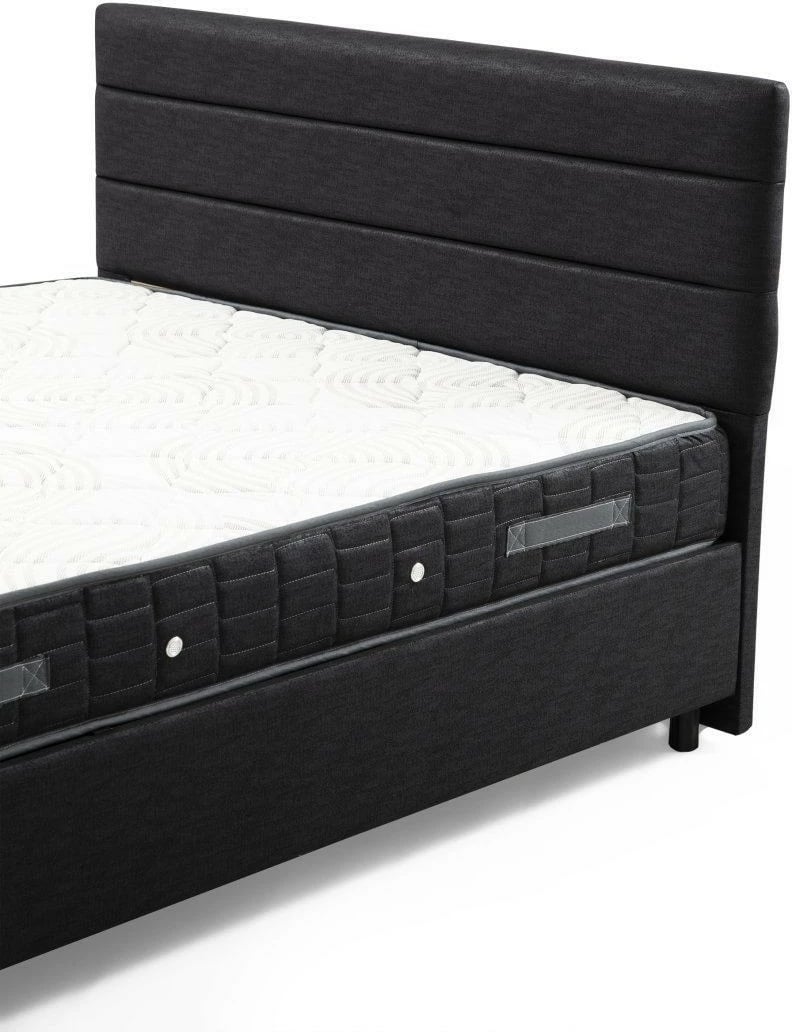 Set dyshek dopio, bazë dhe shtrat, Skye Decor, Motya, 160x200, antracit