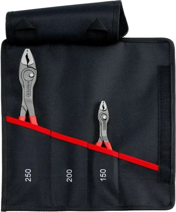 Set pincash KNIPEX TWING GRIP, 2 copë, metalike me çantë