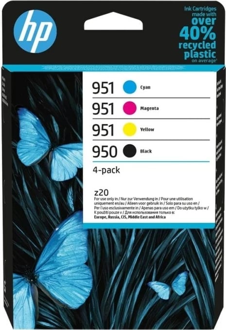 Toner HP 950/951, 4-pack, për HP printer, Black/Cyan/Magenta/Yellow Toner HP 950/951, 4-pack, për HP printer, Black/Cyan/Magenta/Yellow