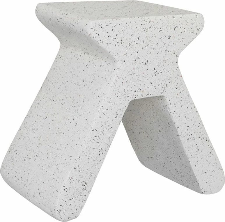 Tavolinë anësore Mandalo, terrazzo, 49x28x46