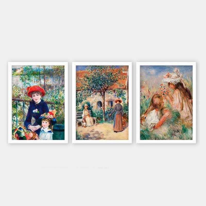 Pikturë dekorative me kornizë (3 copë), Wallity, 3BC_UN3875705_3545