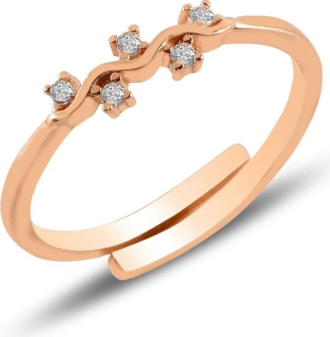 Unazë argjendi Jumeon, ngjyrë ari rozë, SGTL11418