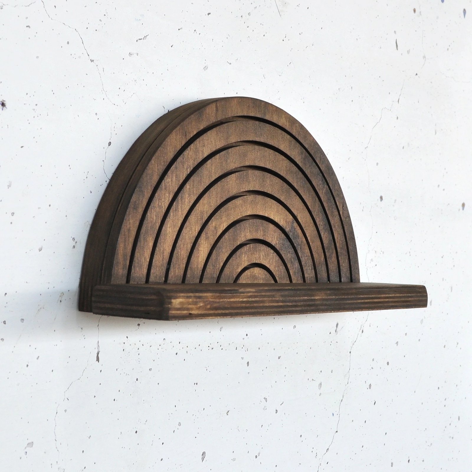 Raf dekorativ prej druri për mur, Skye Decor, Raf295