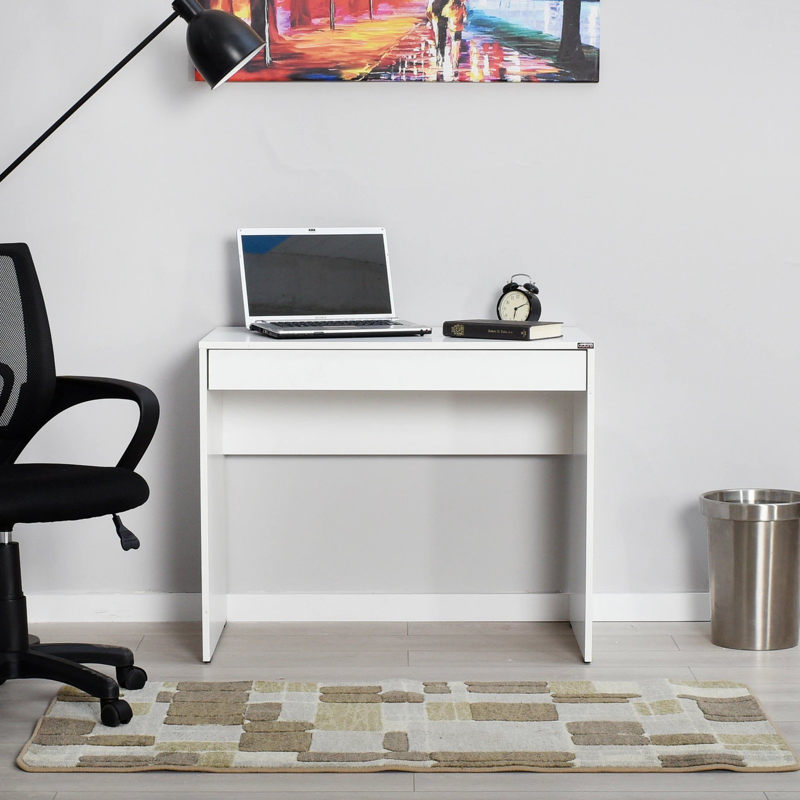 Tavolinë studimi Skye Decor, diamond e bardhë, Cms-301-Dd-1