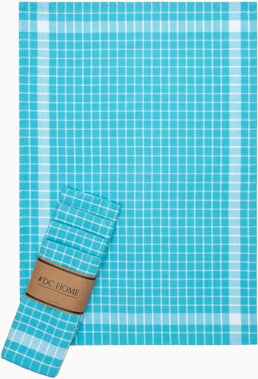 Set peshqirësh duarsh (5 copë), Hermia Concept, kareli, ngjyrë tyrkiz