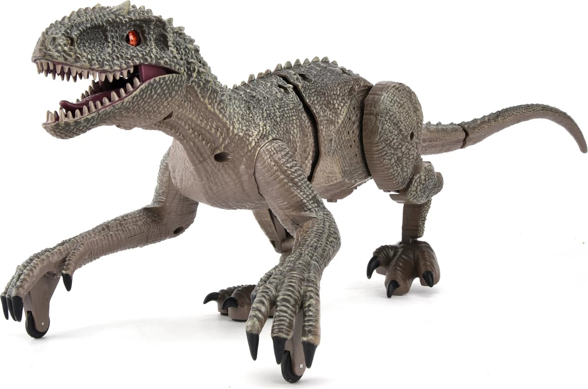 RC Roaring Raptor Grey Remote Control Dinosaur