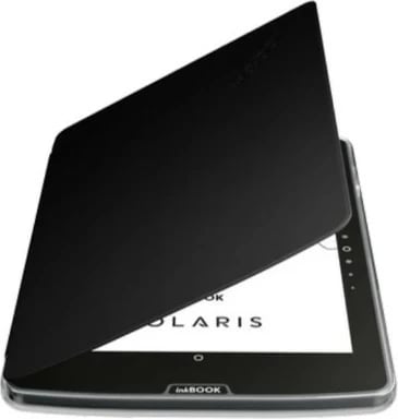 Mbështjellës me kapak, InkBOOK DUO (ET_DUO_BLACK), për inkBOOK Solaris 6", magnet dhe sleep/wake, i zi