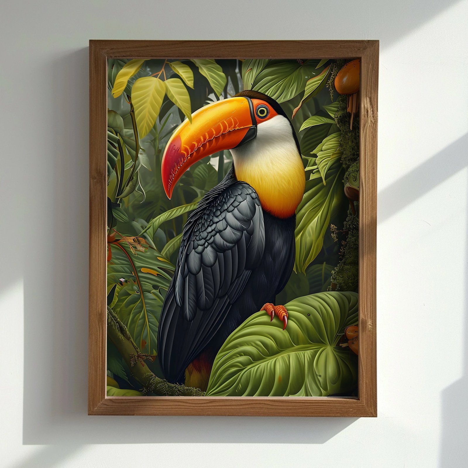 Pikturë dekorative me kornizë MDF, Wallity, AI190, shumëngjyrëshe, 35x47x3.5cm