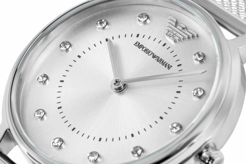 Orë dore për femra Emporio Armani Kappa, argjendi
