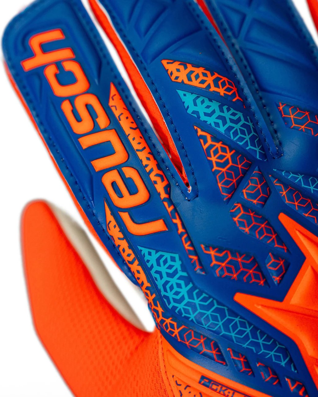 Doreza portieri për djem Reusch, portokalli-kaltër