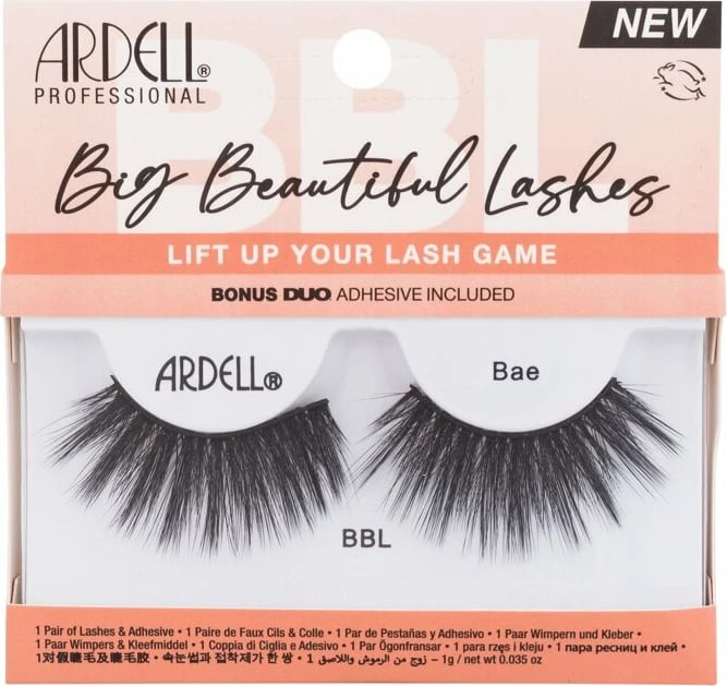 Qerpikë të rremë Ardell Big Beautiful Lashes Bae për femra të zinj 1 copë