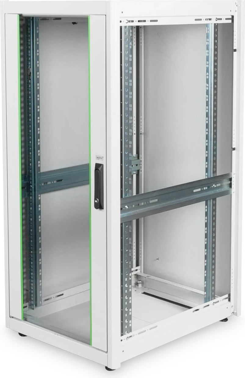 Kasë rrjeti Digitus Dynamic 26HE 1300x600x800mm, gri