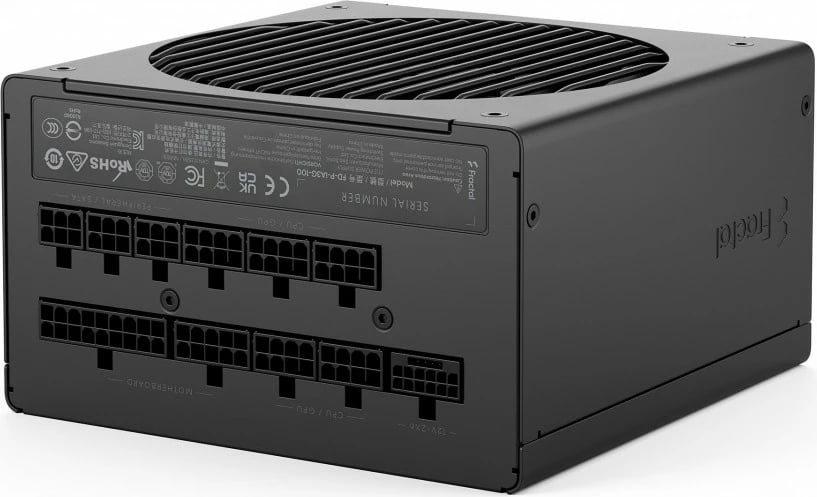 Furnizues energjie ATX, Fractal Design Ion 3 Gold FD-P-IA3G-100-EU, 1000W 80+ Gold, ATX 3.1, modular, PCIe Gen5 12V2×6, i zi