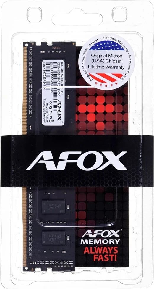 RAM Memorje AFOX 16GB DDR4 3200MHZ, MICRON CHIP CL22 XMP2