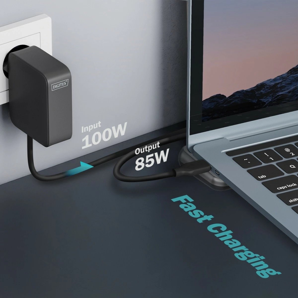 Stacion dokimi USB-C Digitus DA-70919, 12 porta, 8K/30Hz, 3 monitorë, Gigabit Ethernet, SD/MicroSD, PD 100W, zi/gri