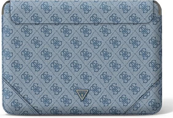Mbështjellës Guess 4G Uptown Triangle për laptop 13-14", kaltër
