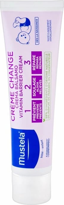Krem trupi Mustela Bébé Vitamin Barrier Cream për fëmijë, 100ml