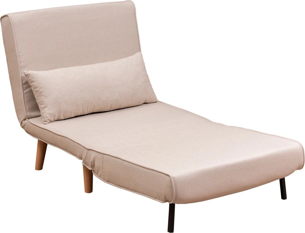 Krevat-karrige një vendës, Atelier del Sofa, Folde Single, krem