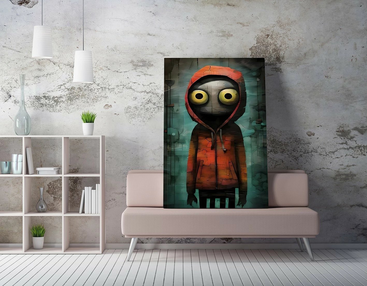 Pikturë dekorative në kanavacë, Wallity WY342, shumëngjyrëshe, 50x70cm