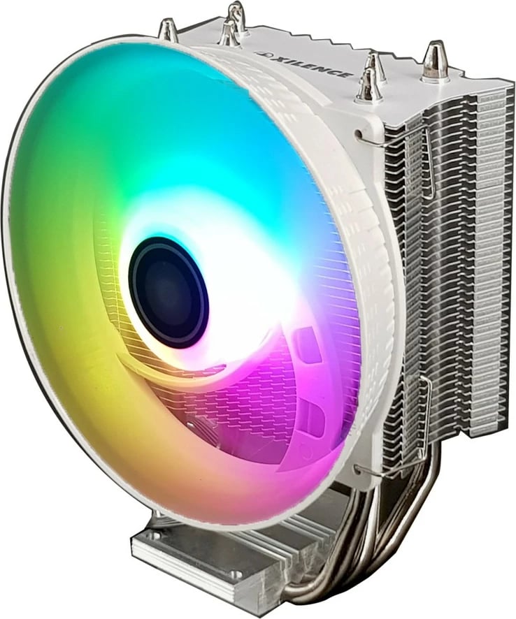 Cooler procesori Xilence Performance C XC229, 12 cm, PWM, i bardhë, RGB